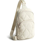 Vera Bradley Women'S Featherweight Lorman Sling Backpack, Pumice Stone, One Size