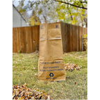 30 Gallon Lawn & Leaf 2-Ply Heavy-Duty Yard Waste Compost Refuse Paper Bags With Necessia Gardening Gloves, Eco-Friendly, Tear Resistant, Self Standing, Biodegredable, Made In Usa, 30 Count