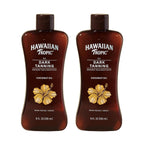 Hawaiian Tropic Dark Tanning Oil, 8 Fl Oz | Moisturizing Body Oil With Cocoa Butter, Tan Enhancer, 8 Fl Oz Each Twin Pack