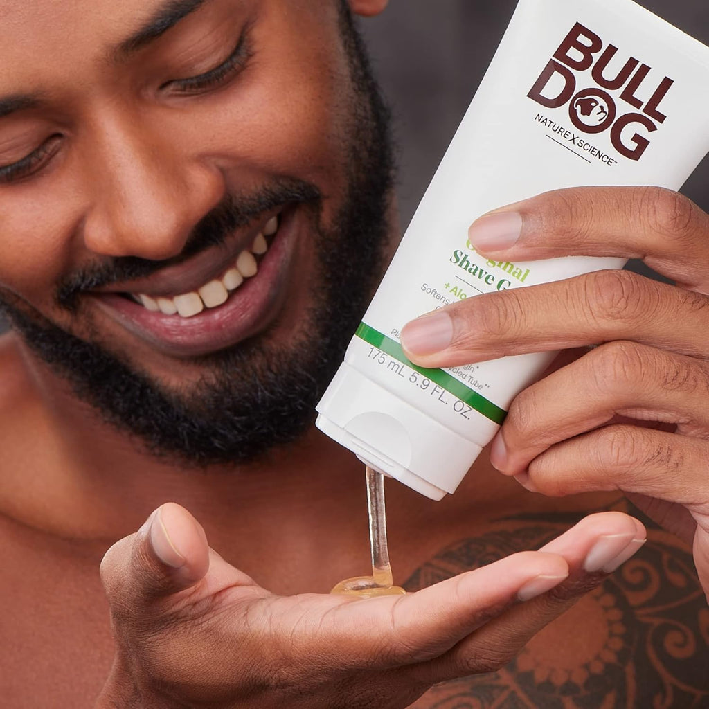 Bulldog Mens Skincare and Grooming Original Shave Gel, 5.9 Ounce