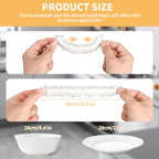 200 Bowl Covers Shower Caps for Sourdough Bread Proofing Large Elastic Reusable Plastic Wrap for Food Storage Baking Rising Meal-Prep Fermentation BPA-Free Keep Food Fresh