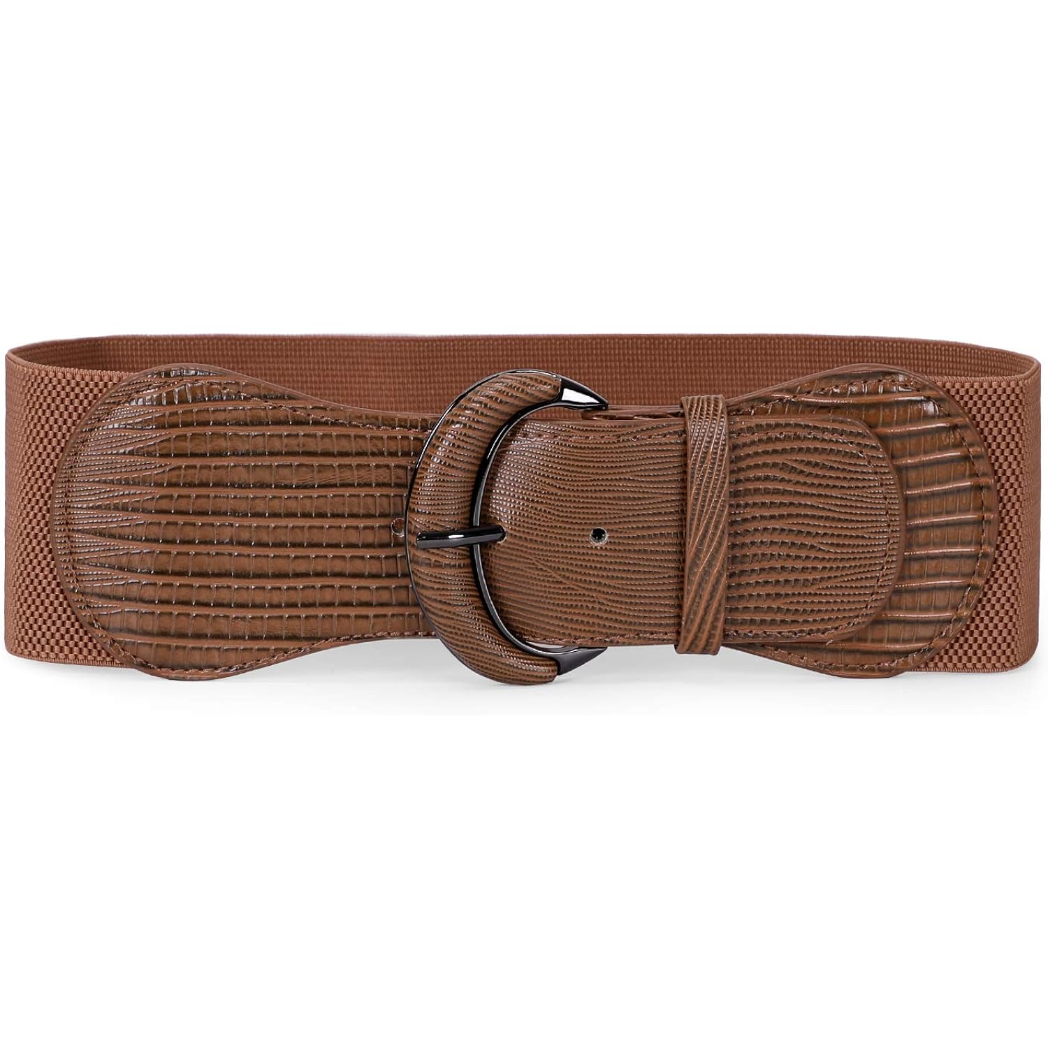 JASGOOD Women Stretchy Wide Waist Belt for Dress Ladies Vintage Elastic Belt