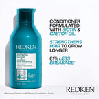 Redken Extreme Length Biotin Shampoo & Conditioner Set For Longer Hair – Promotes Healthy Hair Growth, Strengthens Damaged Hair, Prevents Hair Breakage, Infused With Biotin