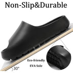 Jaeynow Cloud Slides For Women,Unisex Eva Soft Recovery Slides,Thick Sole Open Toe Mens Pillow Slides Shower Shoes Outdoor&Indoor House Slippers