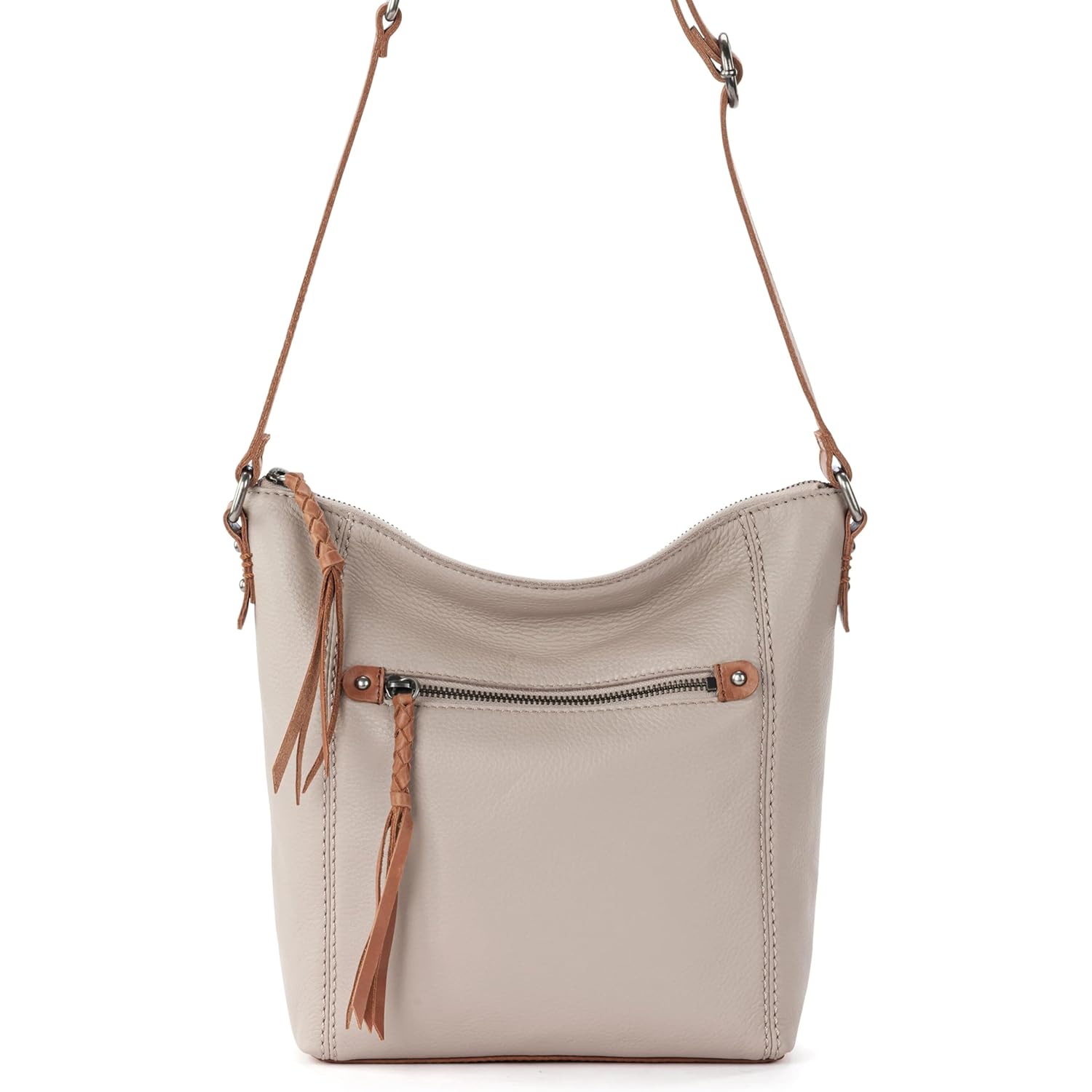 The Sak Ashland Crossbody Purse - Women's Leather Handbag For Everyday & Travel - Cross Body With Adjustable Shoulder Strap