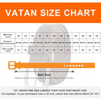 Vatan Men'S Full Grain Leather Casual Every Day Jeans Belts, Handmade Men Leather Belt With Gift Box