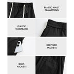 Ntrlv Men'S Cotton Chino Shorts Casual Elastic Waist Drawstring 7 Inch Summer Beach Golf Shorts With Pockets