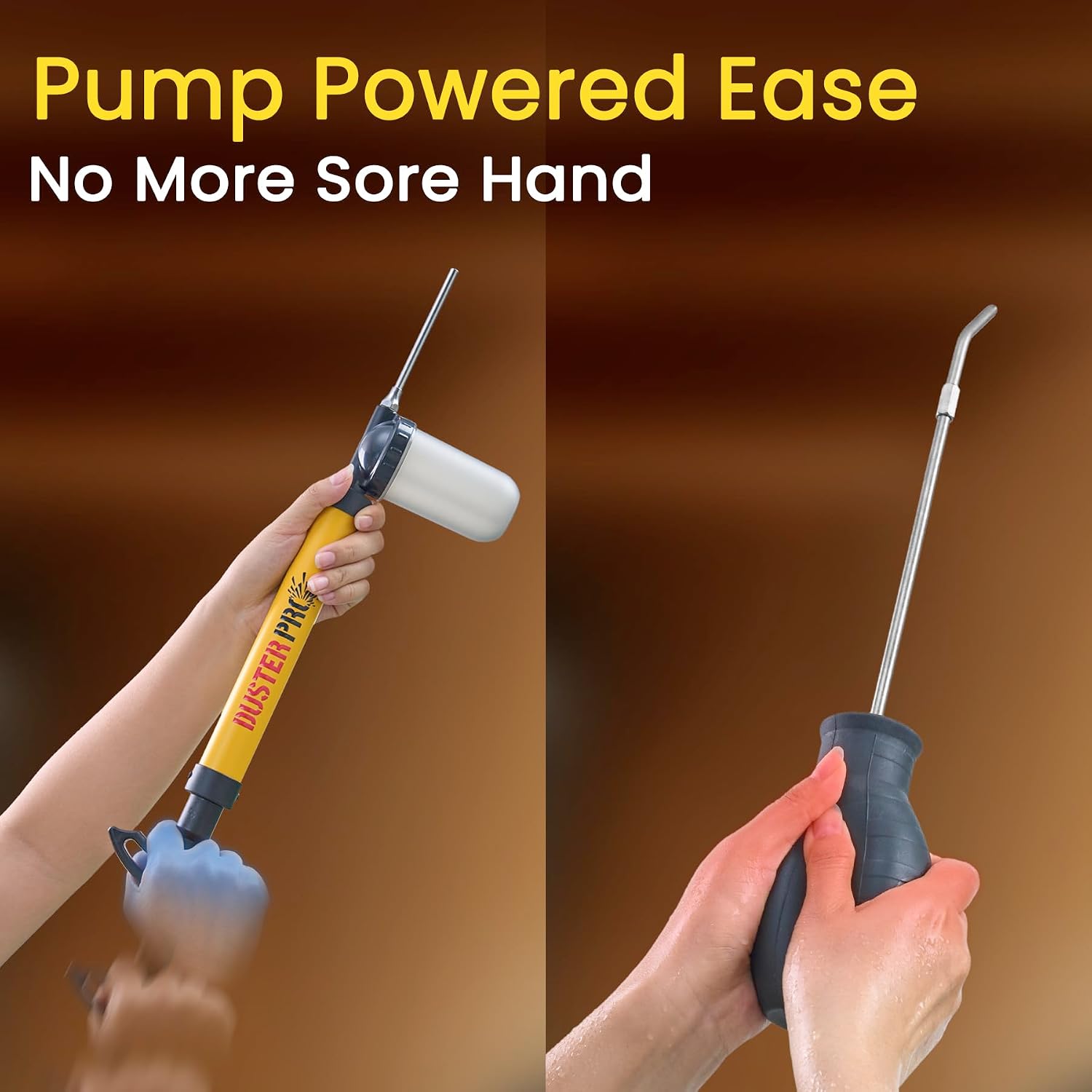 Diatomaceous Earth Powder Duster Adjustable Upto 4 Ft, Powder Output Adjustable Pump Applicator, Duster, Dispenser, Sprayer, Dust Application For Diatomaceous Earth