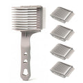 4-In-1 Detachable Detachable Blend Friend Fade Comb, White Barber Haircut Tool For Hair Cutting