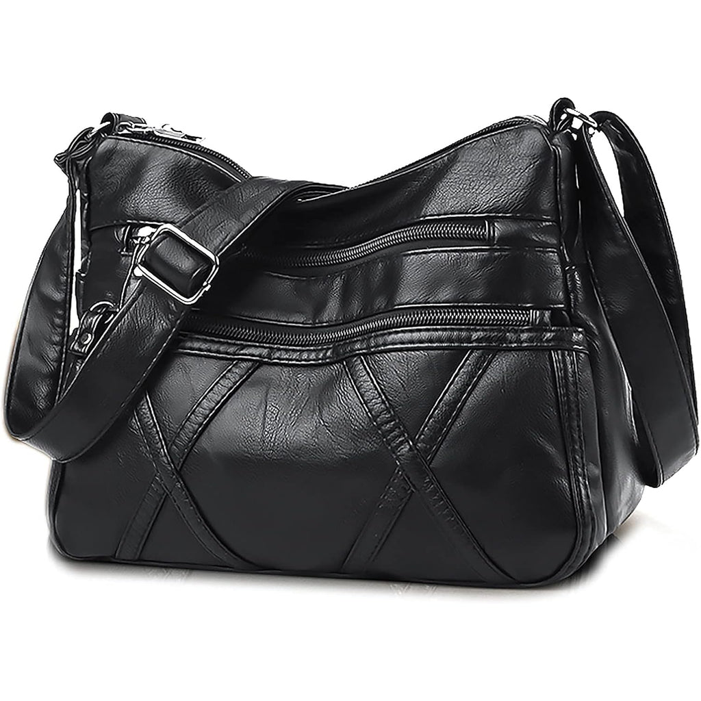 Gladdon Small Crossbody Bags For Women Shoulder Purses Vegan Cross Body Bag | Small Classic Crossbody,Washed Pu Leather,Multiple Pockets,Comfortable,Smooth Zippers,Lightweight,Everyday Bag,All Seasons