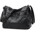 Gladdon Small Crossbody Bags For Women Shoulder Purses Vegan Cross Body Bag | Small Classic Crossbody,Washed Pu Leather,Multiple Pockets,Comfortable,Smooth Zippers,Lightweight,Everyday Bag,All Seasons