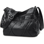 Gladdon Small Crossbody Bags For Women Shoulder Purses Vegan Cross Body Bag | Small Classic Crossbody,Washed Pu Leather,Multiple Pockets,Comfortable,Smooth Zippers,Lightweight,Everyday Bag,All Seasons