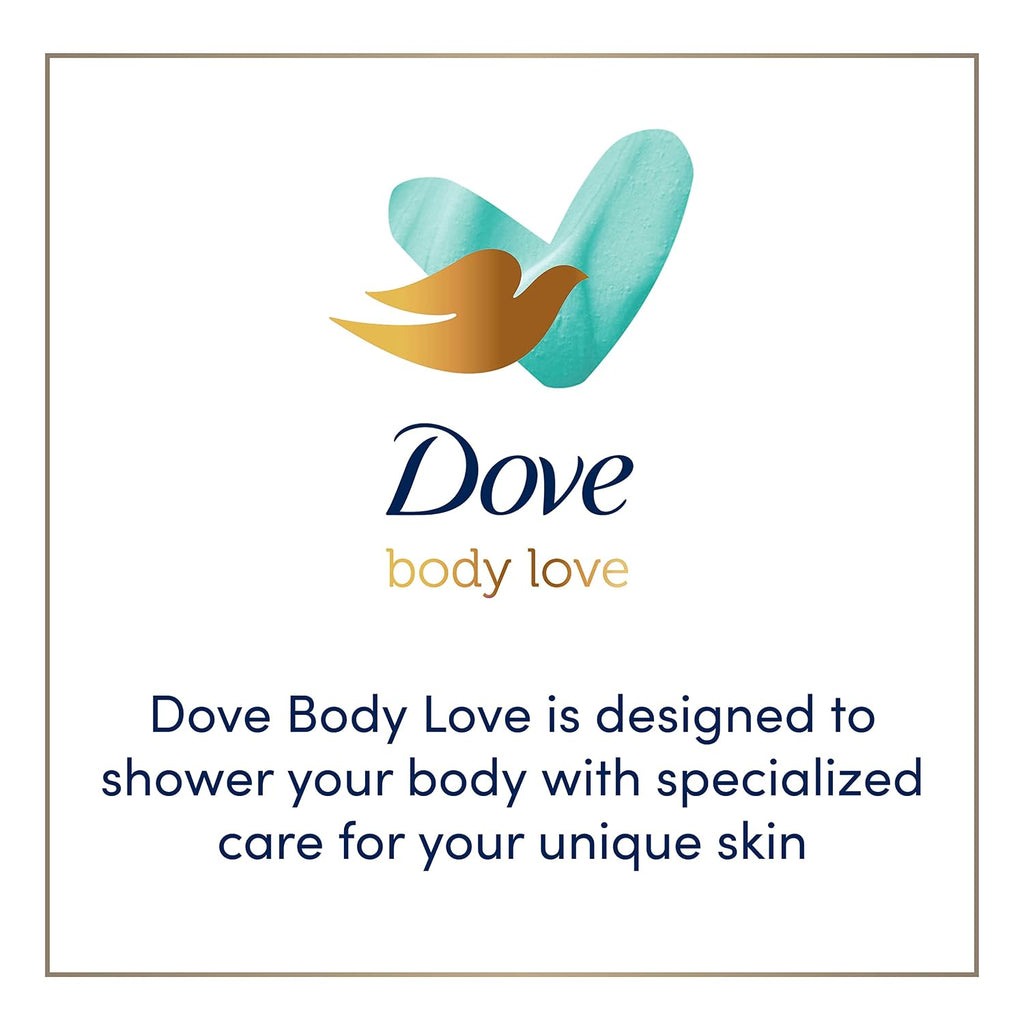 Dove Body Love Body Polish Exfoliate Away 3 Count For Rough, Bumpy Skin Body Scrub With Ahas For Silky Smooth Skin 12 Oz