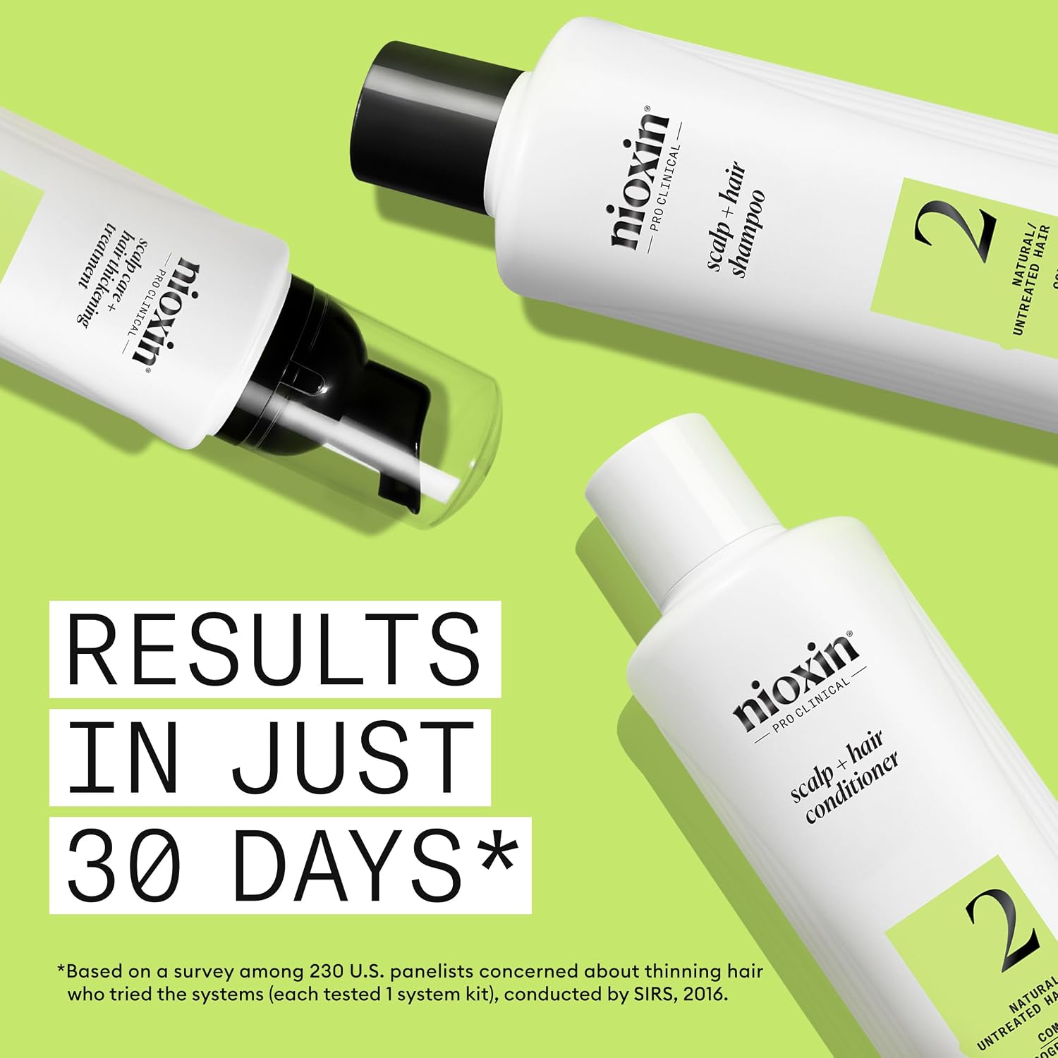 Nioxin Scalp + Hair Thickening System Kits | For Natural, Colored, & Damaged Hair With Light To Progressed Thinning | Strengthen & Boost Hair Density With Niacinamide & Biotin | 3 Month Supply
