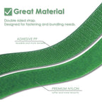 Garden Tie Green Tape, Plant Supports, Gentle On Plants (16.4Ft × 0.6 Inch, 1 Roll, Green)