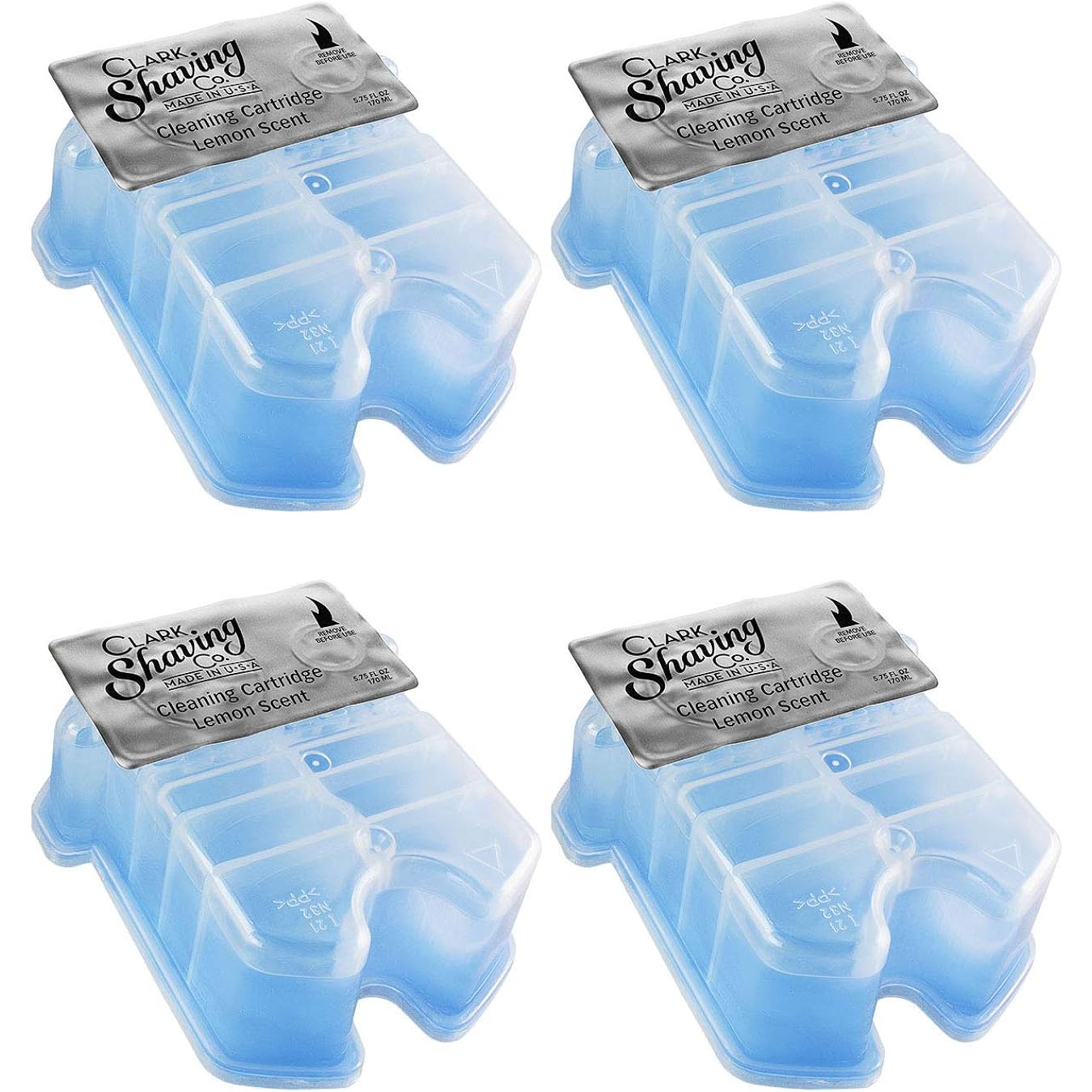 Clark Shaving Co. Refill Cartridges for Braun Clean & Renew CCR (4-Pack)