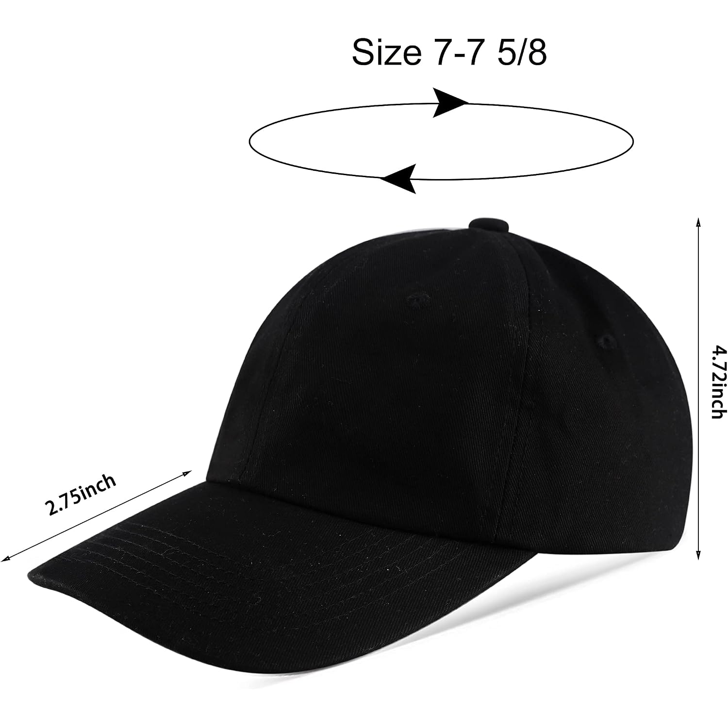 Leotruny Baseball Cap Satin Lined: Silk Lining Help Prevent Frizz Breakage - Sport Adjustable Hat For Women