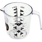 Chef Craft Select Plastic Measuring Cup, 2 Cup, Clear