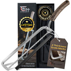 2026 Upgrade Bread Knife For Homemade Bread, World'S 1St Real Bow-Design Sourdough Bread Slicer, Razor-Sharp Cutter For Crusty Sourdough & Baguette, 4 Thickness Scale Marks, Ideal For Gift