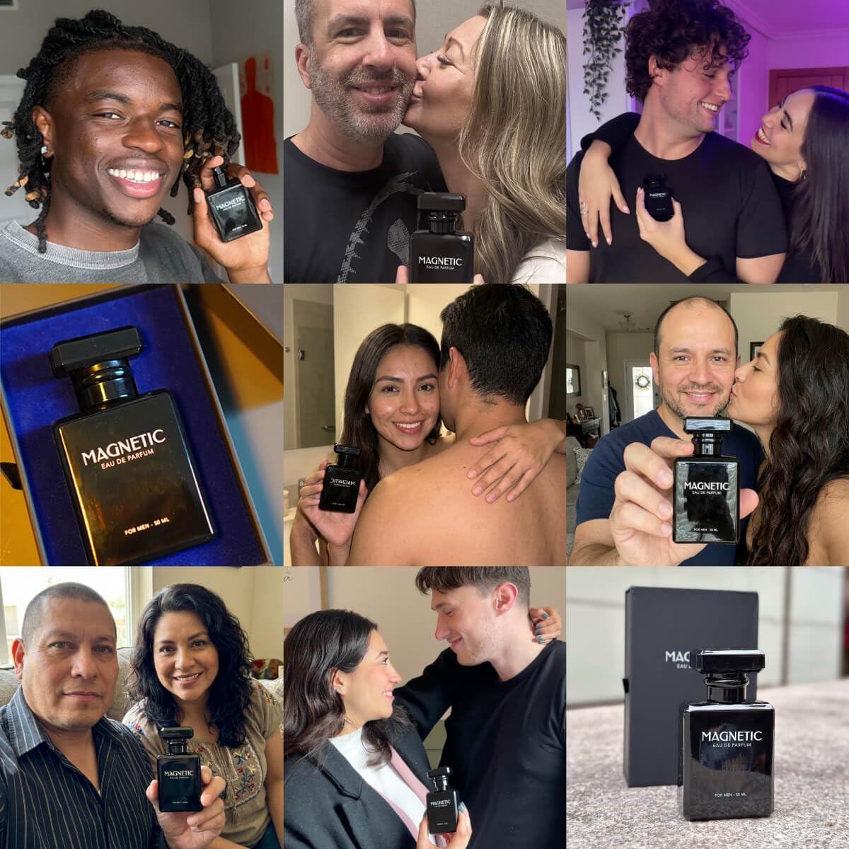Magnetic Eau de Parfum, Pheromone Cologne for Men - Bold, Long-Lasting Fragrance, Infused Formula, 50mL, 1.7 fl oz - Magnetic