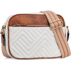 BOSTANTEN Quilted Crossbody Bags for Women Vegan Leather Purses Shoulder Handbags with Wide Strap