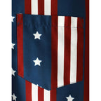 Vatpave Mens Hawaiian Flamingo Shirts Casual Tropical Short Sleeve Button Down Shirt Summer Beach Shirts