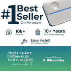 Rachio Wifi Smart Sprinkler Controller (8-Zone Irrigation Remote Control) – App-Based Scheduling, Local Weather Intelligence, Rain Skips, Easy Diy Install