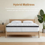 Full Size Mattress, 12 Inch Full Hybrid Mattresses With Memory Foam And Individual Pocket Spring For Motion Isolation, Pressure Relief, Medium Firm Mattress In A Box, 54 * 75 * 12