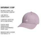 Adidas Women'S Saturday Hat – Relaxed Fit Strapback Baseball Cap