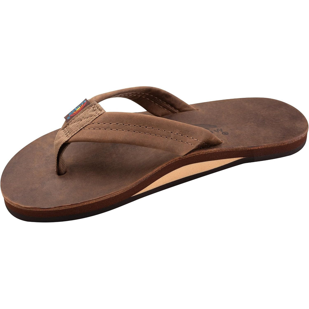 Men'S Luxury Leather Single Layer Arch Sandals