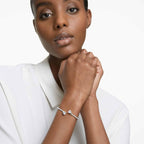 Swarovski Soul Heart Bangle Bracelet Collection, Rhodium Finish