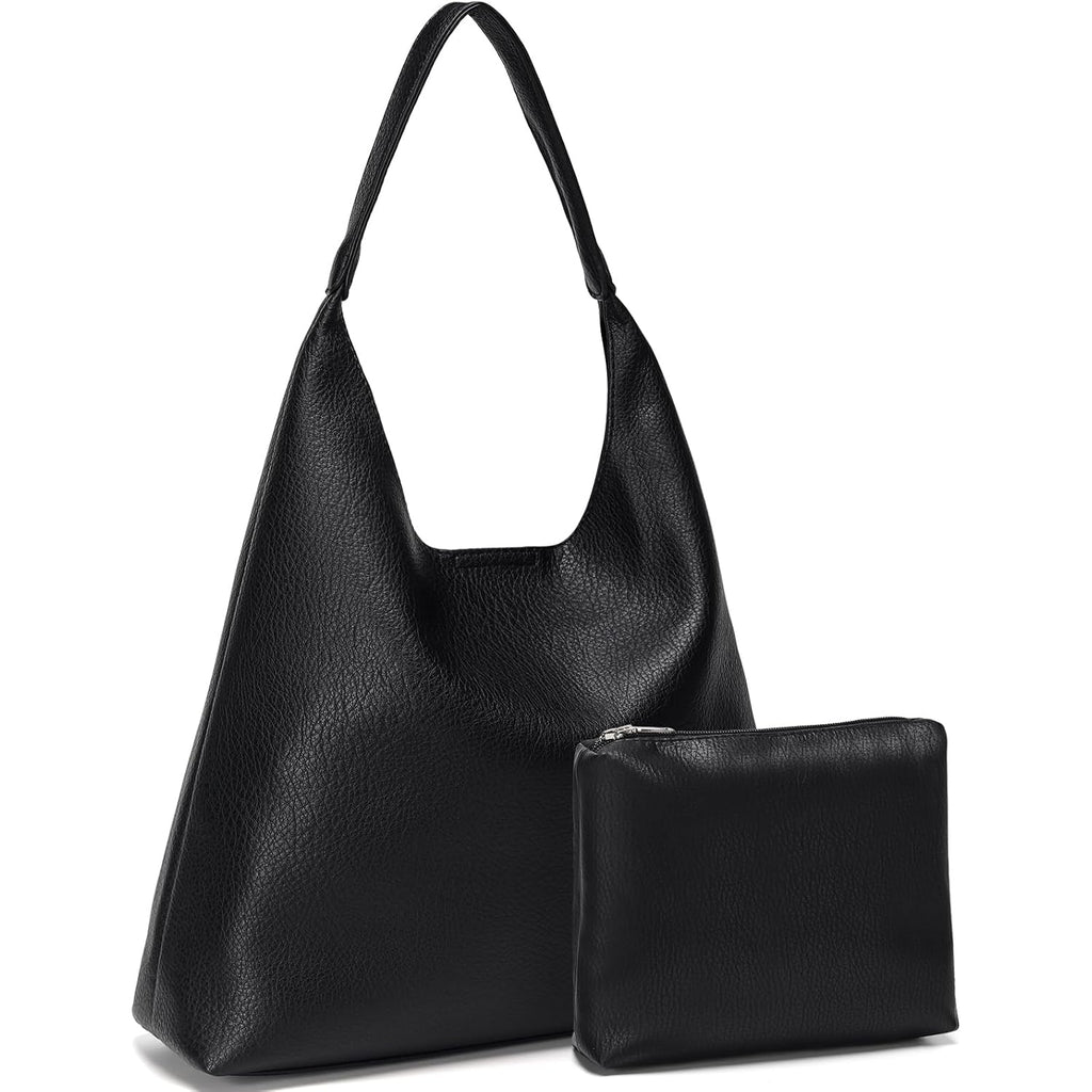 Slouchy Hobo Bags for Women Made of Genuine Leather Soft Shoulder Handbags Perfect for Work Travel and School