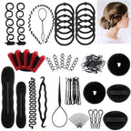 Winkeyes Hair Styling Set - Diy Hair Braiding Tool Kit With Hair Modelling Accessories For Simple And Fast Spiral Braids