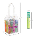 Expressions girl 12pc Roll-On Lip Gloss Set with Carrying Case – Fruity Non-Toxic Glossy Lip Makeup for Kids & Teens | Kid-Friendly Party & Best Friends Gift Set for Girls – So Fun