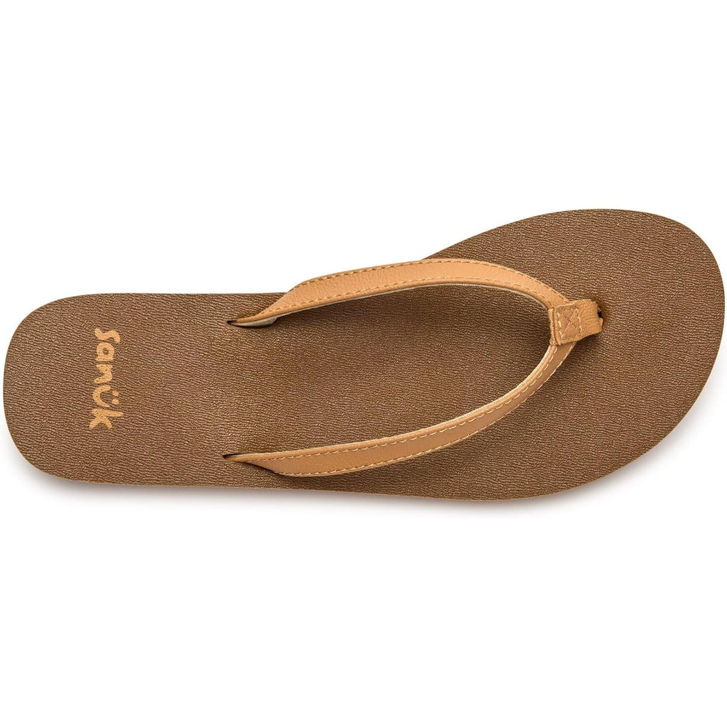 Sanuk Yoga Joy Womens Flip Flops | Yoga Mat Footbed | Sandals For Women | Womens Yoga Sandals | Women'S Beach Sandals
