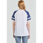 Patriotic Shirts for Women 4th of July T Shirts American Flag Graphic Tees Tops Raglan Short Sleeve Fourth of July Outfits