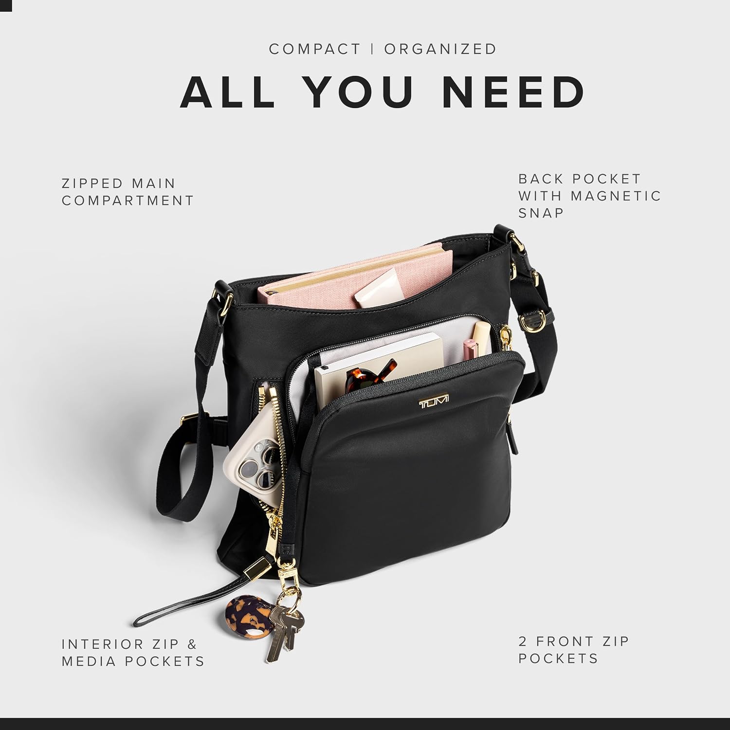 Tumi Womens Tyler Crossbody | Nylon