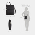 Travelon Anti-Theft Classic Slim Double Zip Crossbody
