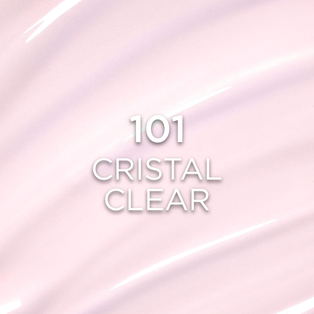 L'Oreal Paris Plump Ambition Hyaluron Lip Oil, 24 HR Lip Gloss with Hyaluronic Acid, Volumizing Formula with Glass-Like Shine, Cristal Clear 101, 0.16 Fl Oz