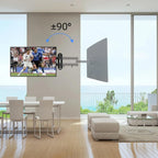 Suptek Tv Wall Bracket Mount Swivel And Tilt For Most 15"-32" Led, Lcd, Oled Flat Screen Tvs And Monitors With Vesa 75X75-100X100Mm Up To 13Kg Full Motion Monitor Wall Bracket Ma2720