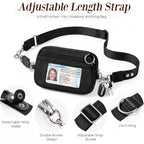 Small Crossbody Bag With Phone Lanyard And Wrist Strap Mini Checkered 4.5X6.5 Purse With Rfid Clip And Go For Travel