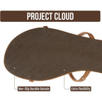 Project Cloud Summer Sandals For Women 2026 - Memory Foam Insole And Eco-Crafted Leather Beach Flip Flops For Women - Non Slip And Lightweight Double Strap Womens Sandals (Transition)