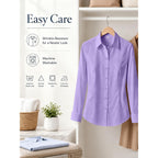 Bbibbi Cotton Button Down Shirts For Women Wrinkle Free Long Sleeve Dress Shirt For Office Work Business Casual Blouse Xs-6Xl