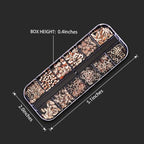 Artdone 9 boxes Nail Rhinestones Glitter Gems Diamonds Studs Crystals Sequins Kit With 1 Tweezers and 3 Pen for Nail Art Supplies Accessories