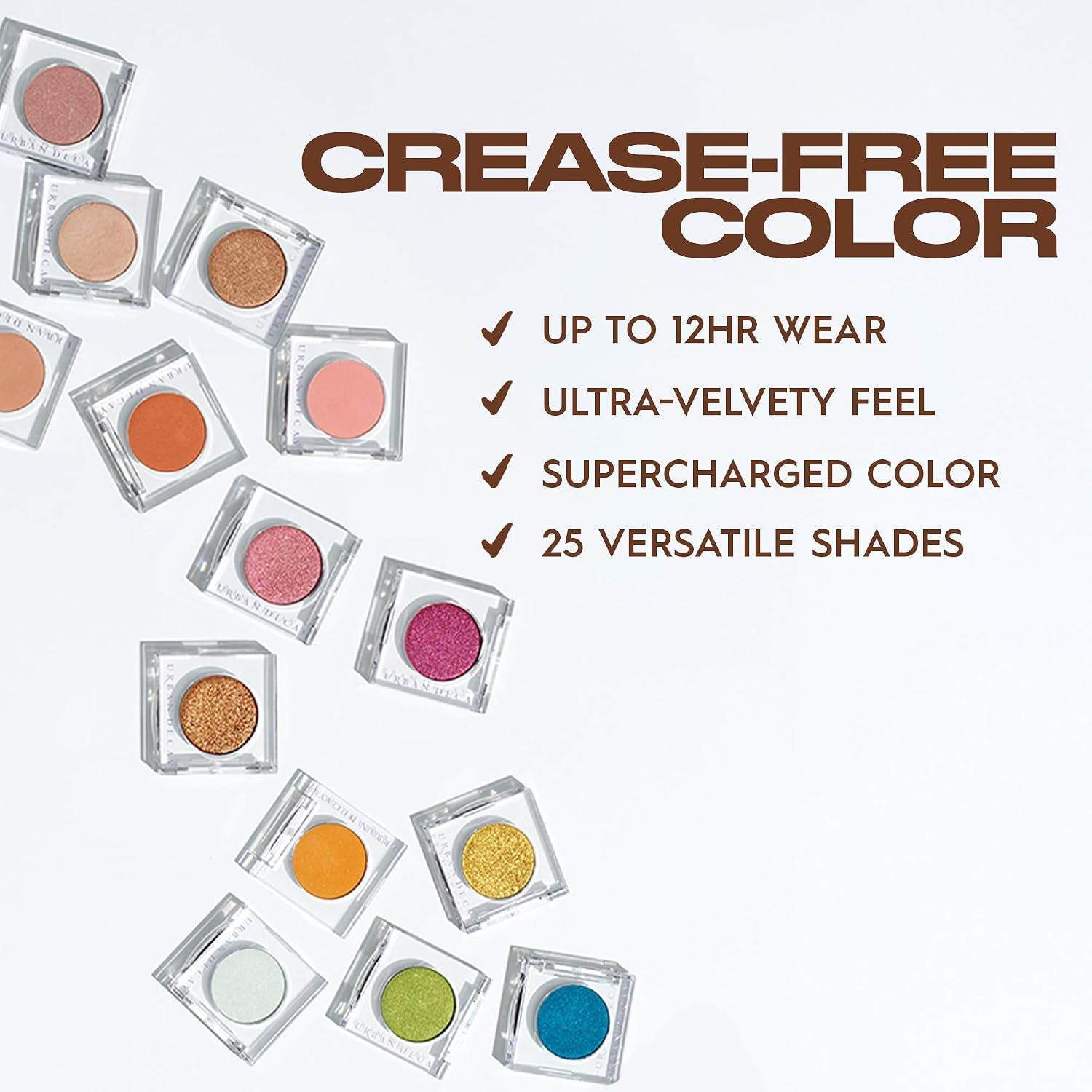 Urban Decay 24/7 Longwear Eyeshadow Single - High-Pigment Eye Shadow Compact, Smooth & Blendable Color, Up To 12Hr Wear, Crease-Free Makeup, Matte Satin Shimmer & Metallic Finishes, Vegan