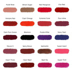 Ruby Kisses Lipstick, Matte Finish, Long-Lasting, Highly Pigmented, Smooth Apply, Full Coverage Lip Color Makeup (Berry Bossy)