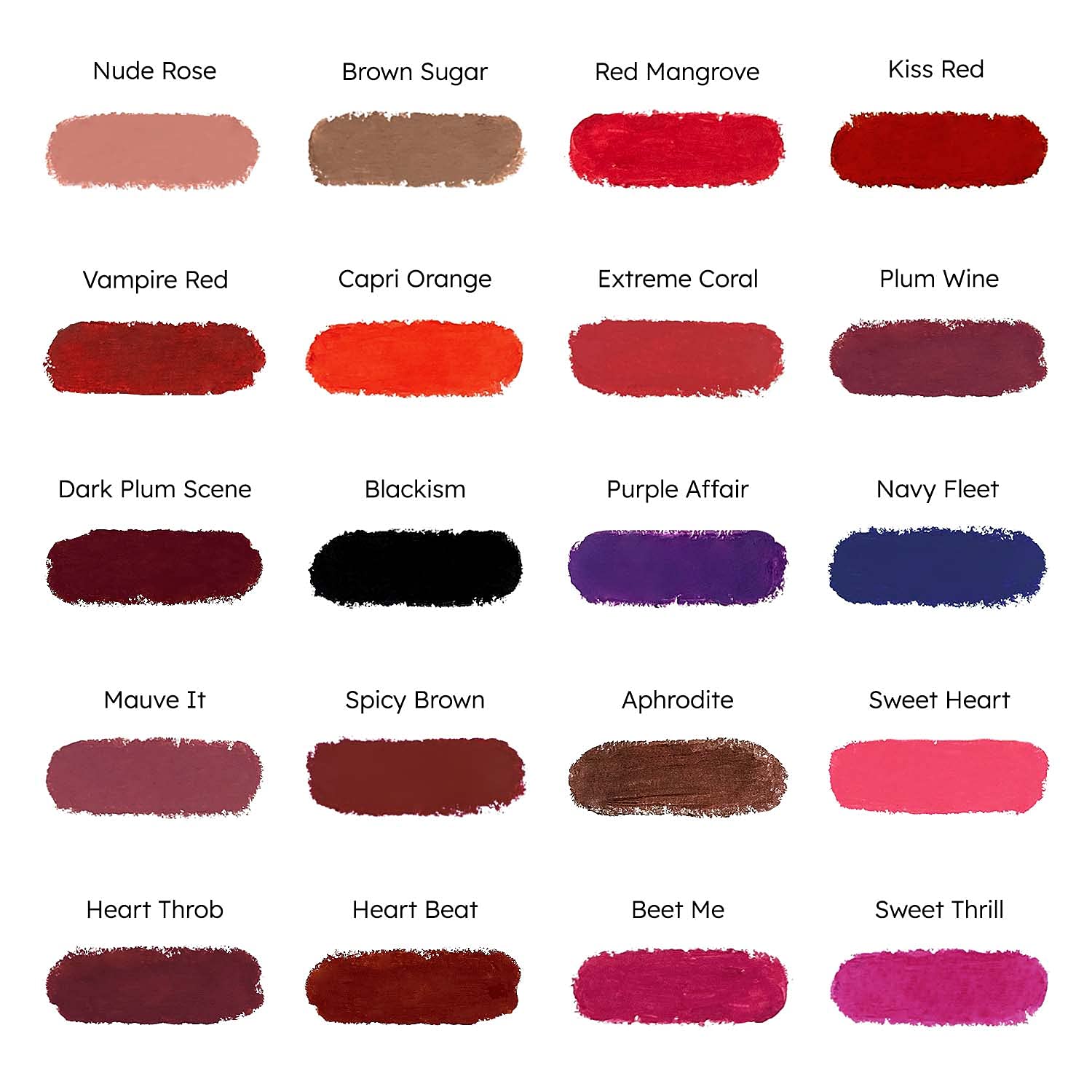 Ruby Kisses Lipstick, Matte Finish, Long-Lasting, Highly Pigmented, Smooth Apply, Full Coverage Lip Color Makeup (Berry Bossy)
