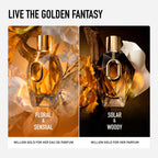 Rabanne Million Gold For Her Eau de Parfum - Long Lasting Refillable Designer Perfume for Women with Sparkling Rose, White Flowers & Salty Mineral Musk - Luxury Fragrance