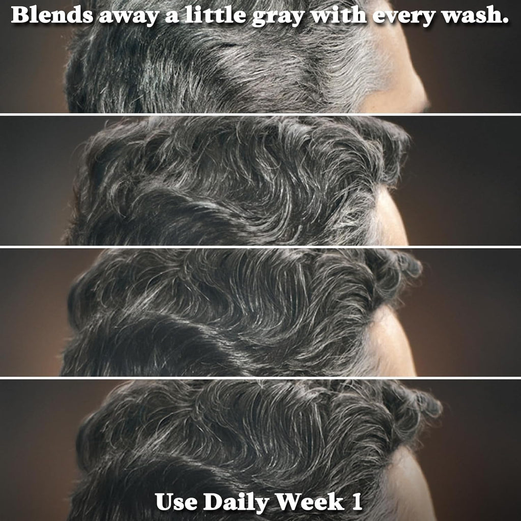Just for Men Control GX Grey Reducing Beard Wash Shampoo with Keratin, Gradually Colors Mustache and Beard, Leaves Facial Hair Thicker Softer and Fuller, 4 Fl Oz - Pack of 1 (Packaging May Vary)