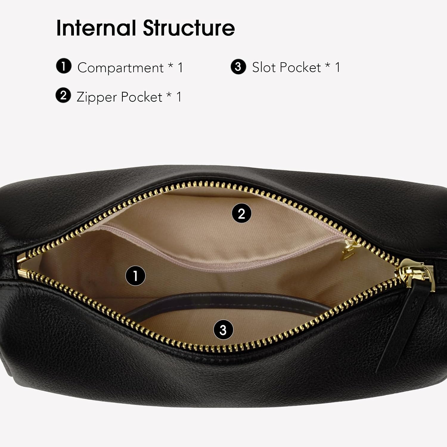 Donnain Premium Full Grained Leather Crossbody Purses For Women, Barrel Bag And Hobo Bags For Women With Adjustable Strap
